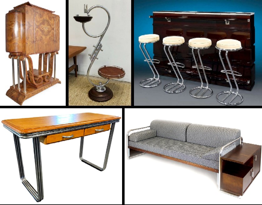 Unsigned Chrome Furniture